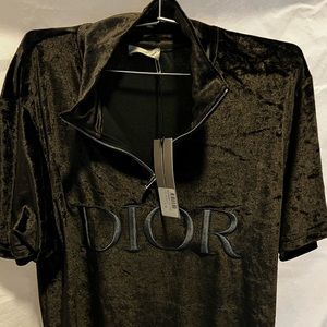 Dior Black Velvet Shirt (Sold)